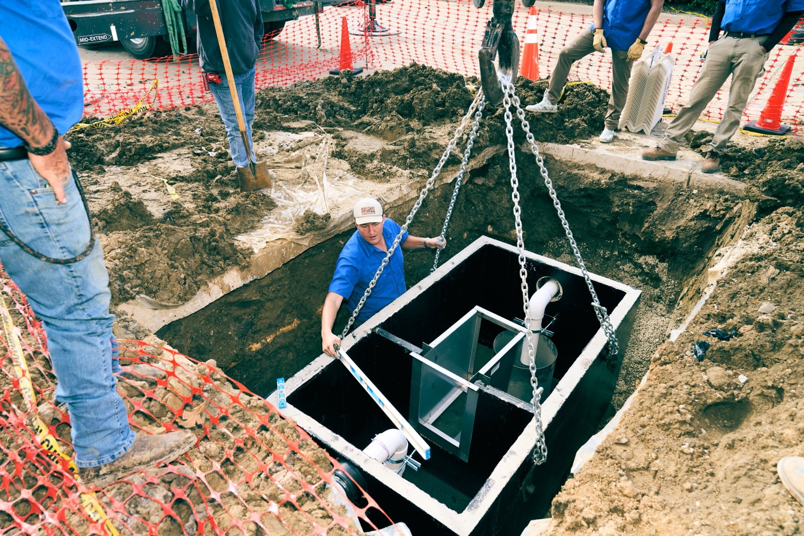 Under-slab pipe work in a crawlspace — slab leak and pipe repair by Haltex